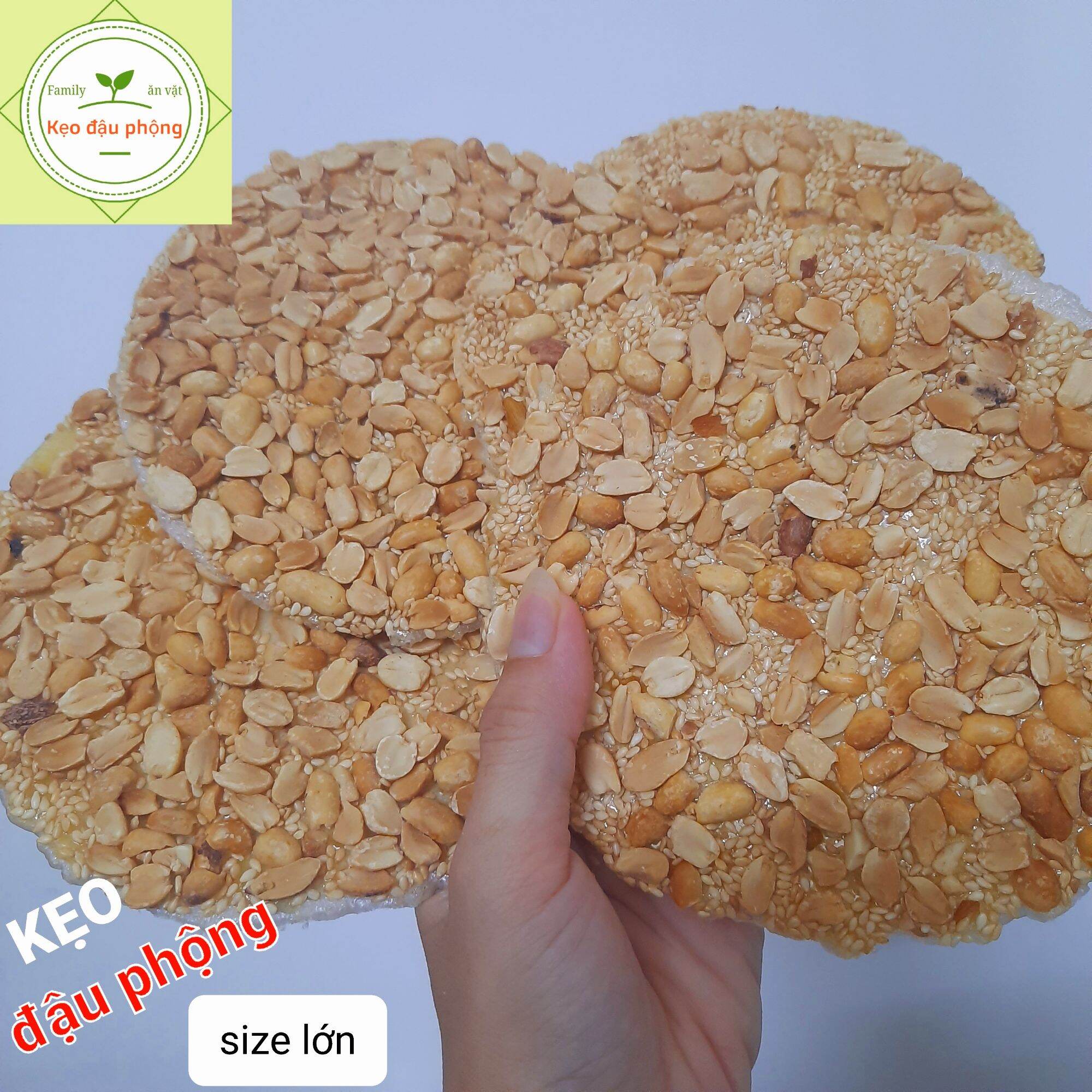 Kẹo đậu phộng xốp mềm mạch nha - 1bịch / 4cái.