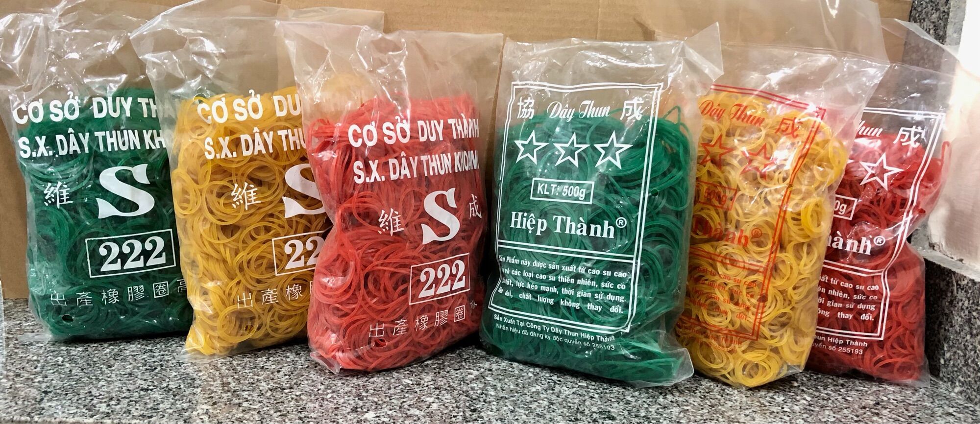1KG DÂY THUN XANH