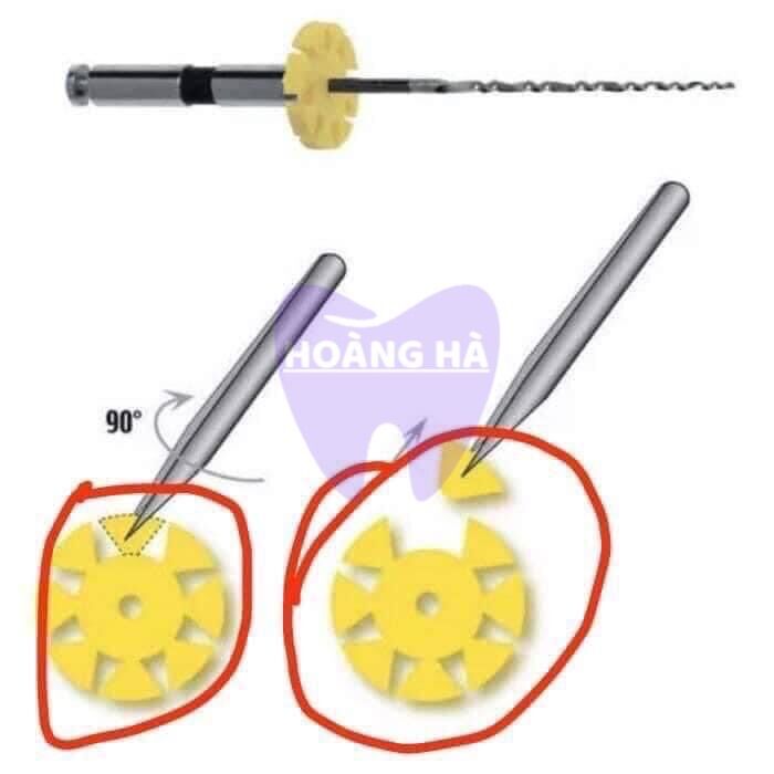 Hoa ghi nhớ số lần hấp file dùng trong nha khoa hoa đánh dấu số lần hấp file hoa cài file