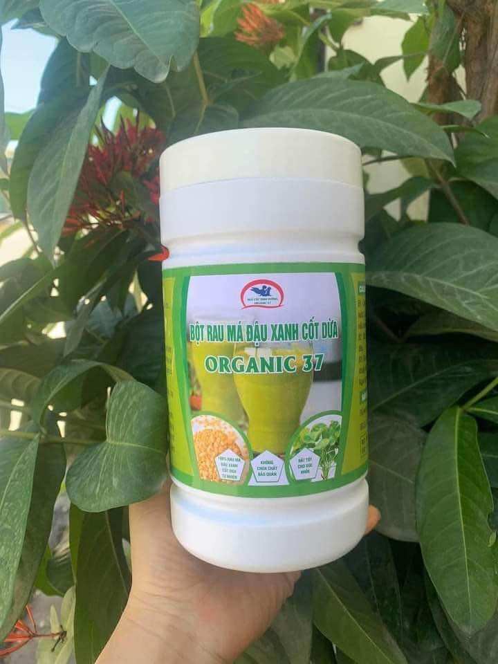 Bột đậu xanh rau má nước cốt dừa (hộp 500g)