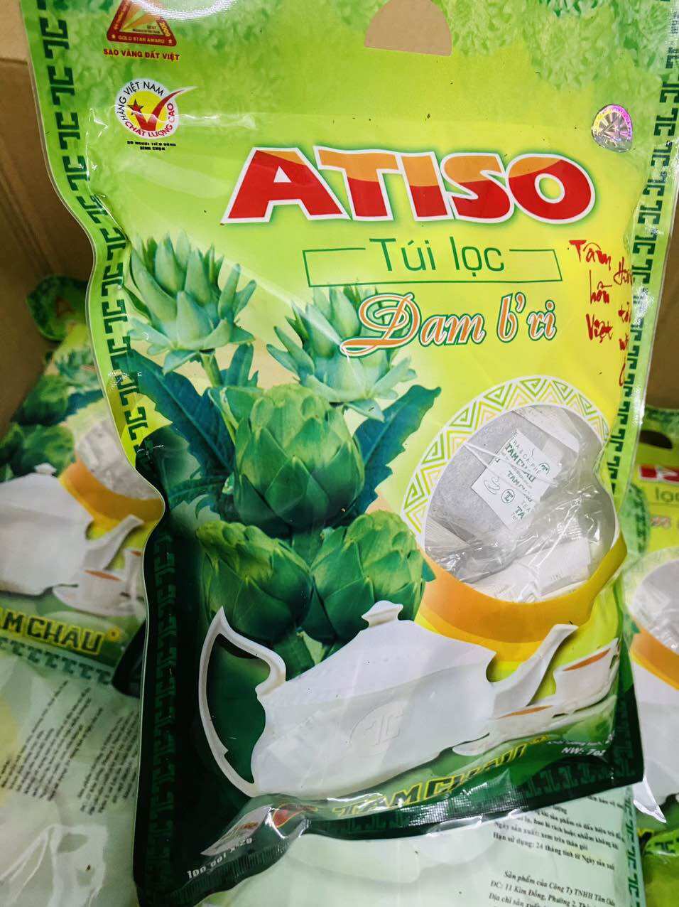 [HCM]TRÀ ATISO CAO CẤP TÂM CHÂU 200G