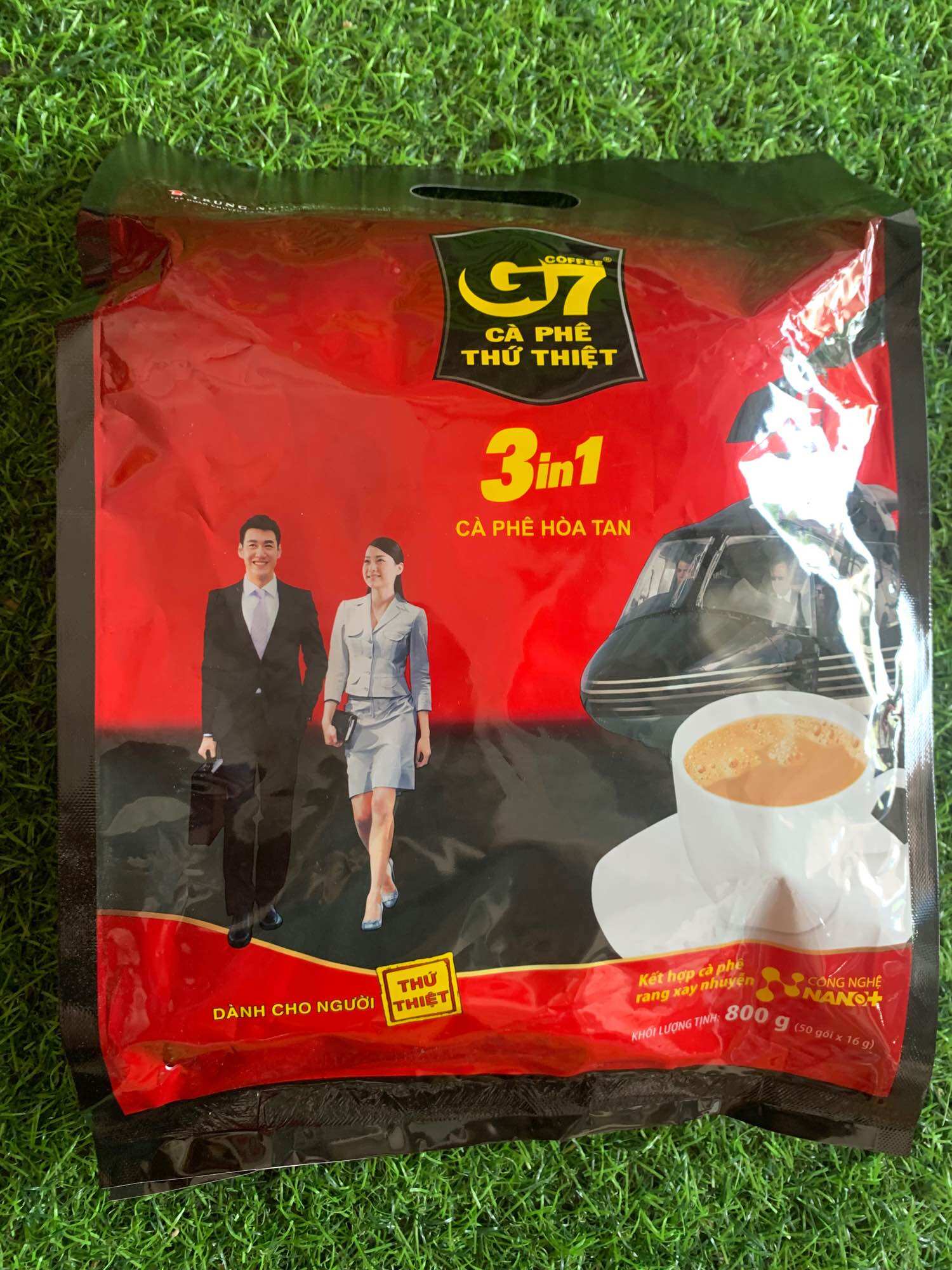 Cà phê G7 hoà tan 800g bịch 50 gói