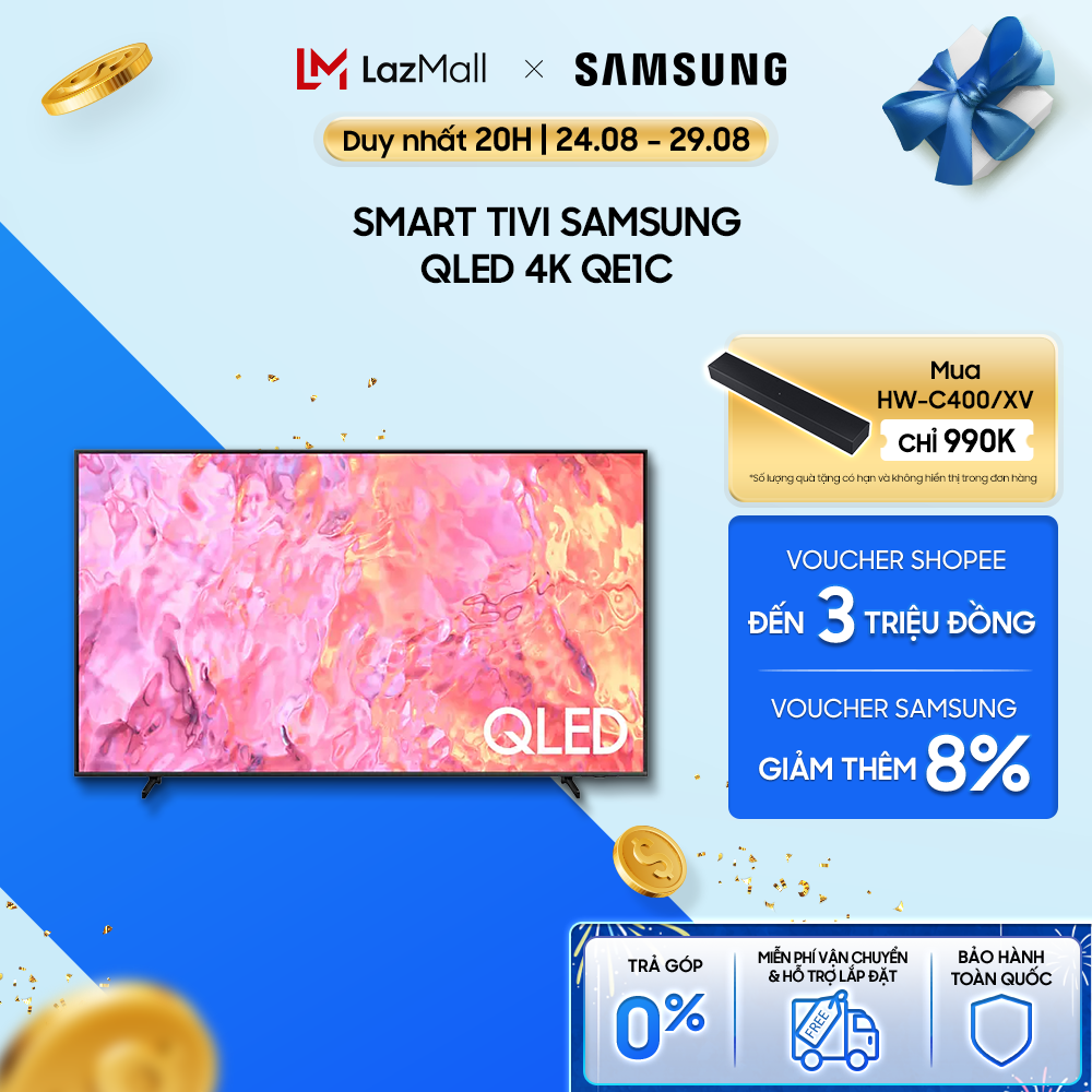 Smart tivi samsung qled 4k qe1c