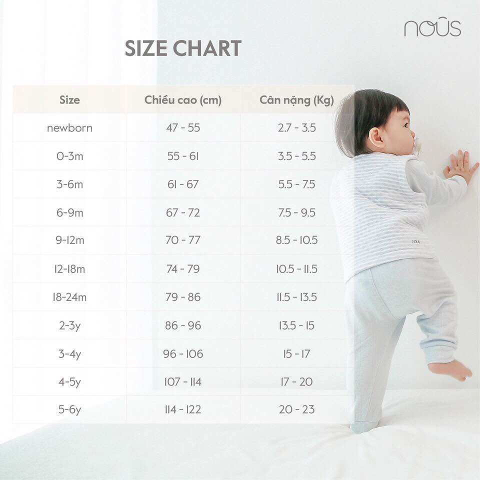 NOUS- Áo gile trần bông Nous