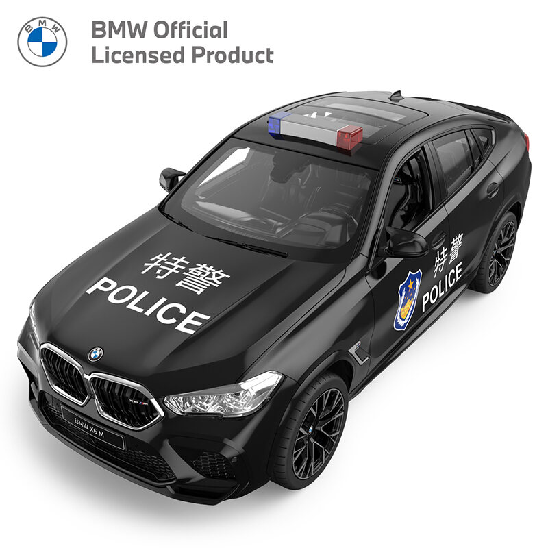 Xe Điều Khiển Từ Xa RASTAR BMW X6M Police Special Forces Xe Đạp Điện Cho Trẻ Em Xe Đạp Leo Núi Cho B