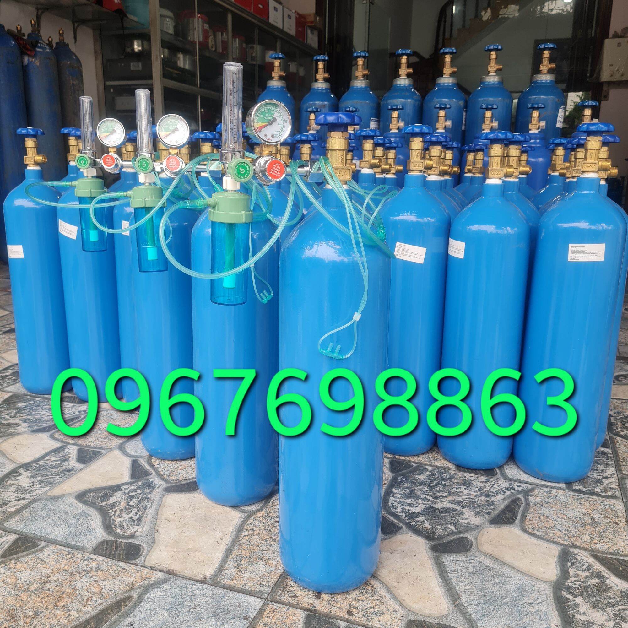 Bình thở Oxy y tế 9Lít dùng tại nhà