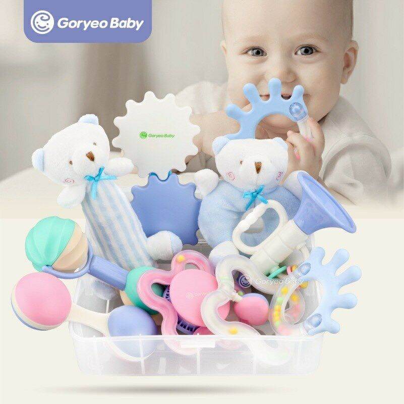 Bộ xúc xắc, gặm nướu goryeo baby 9 món cao cấp hàn quốc