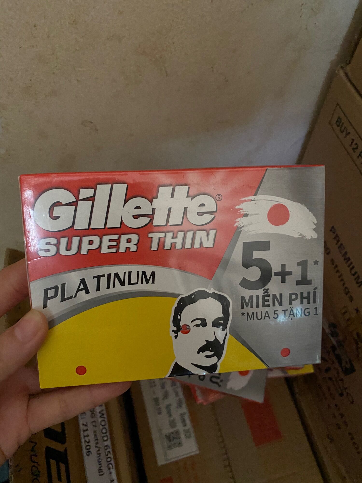 Lưỡi Lam Gillette 1 Lốc 20 Hôp