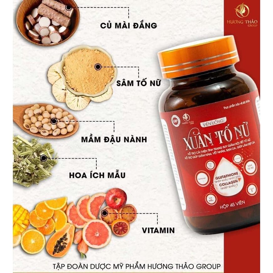 Viên uống xuân tố nữ, hỗ trợ cải thiện tiết tố nữ