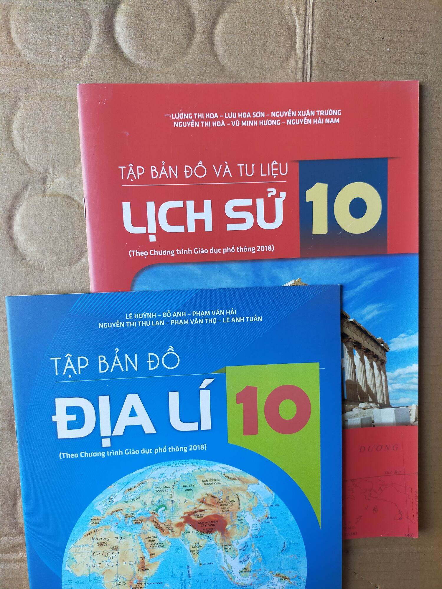 Bộ 2 Cuốn Tập Bản Đo Lớp 10
