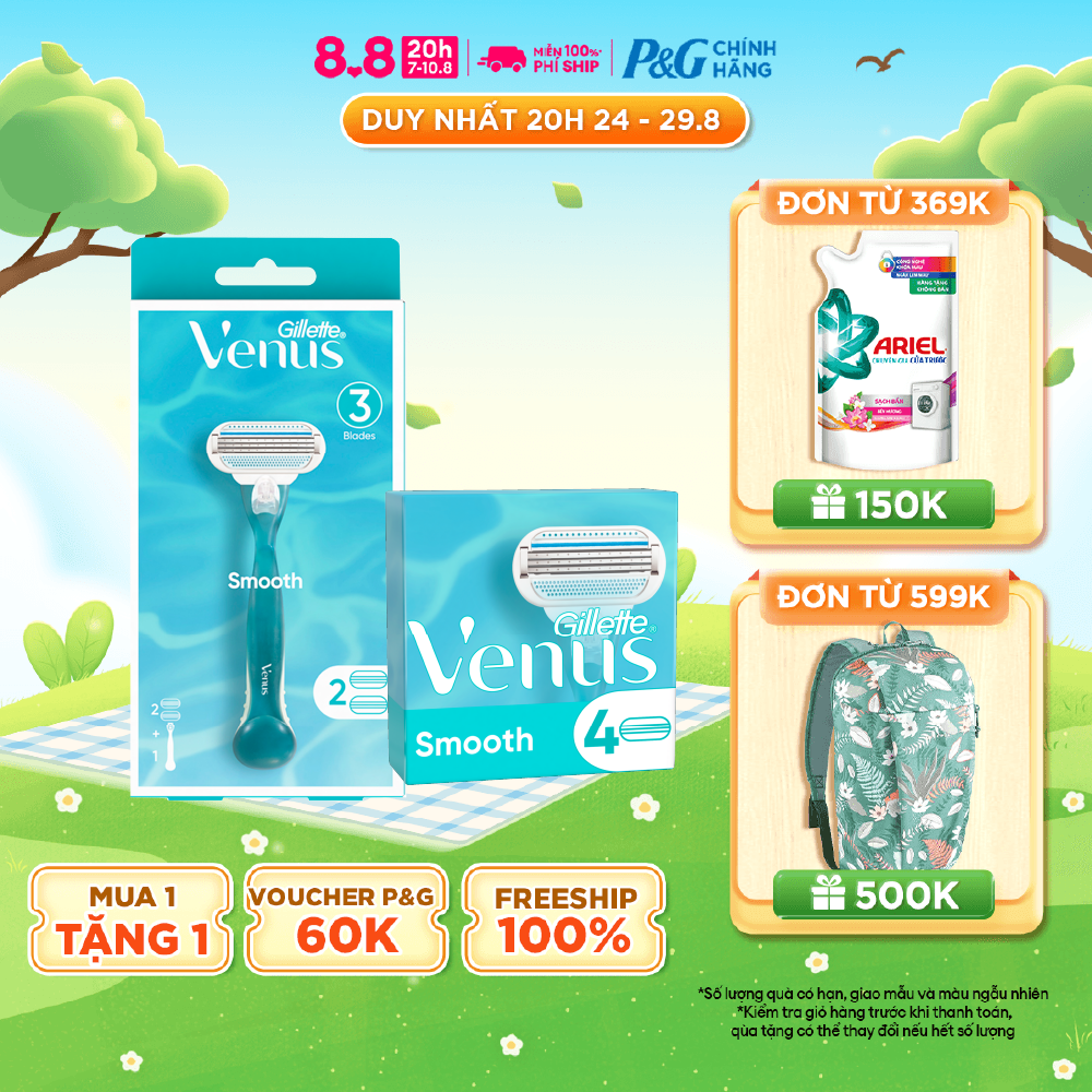 Dao cạo nữ gillette venus smooth
