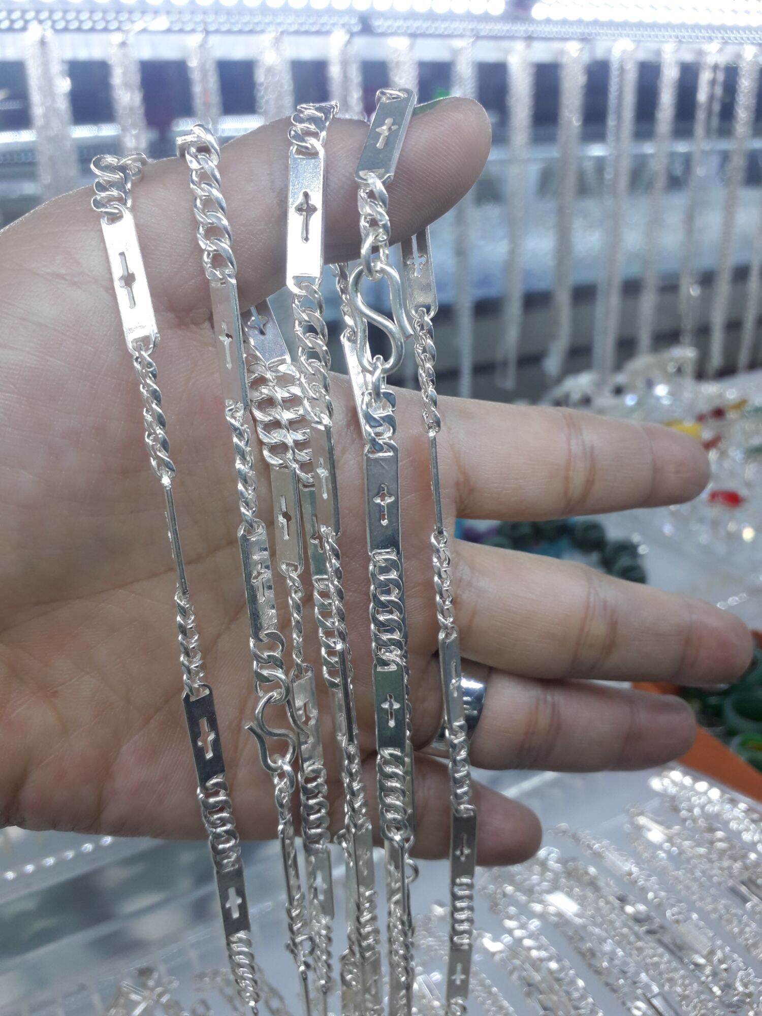 Dây thánh giá cho bé từ 1 đến 5 tuổi. Bạc thật