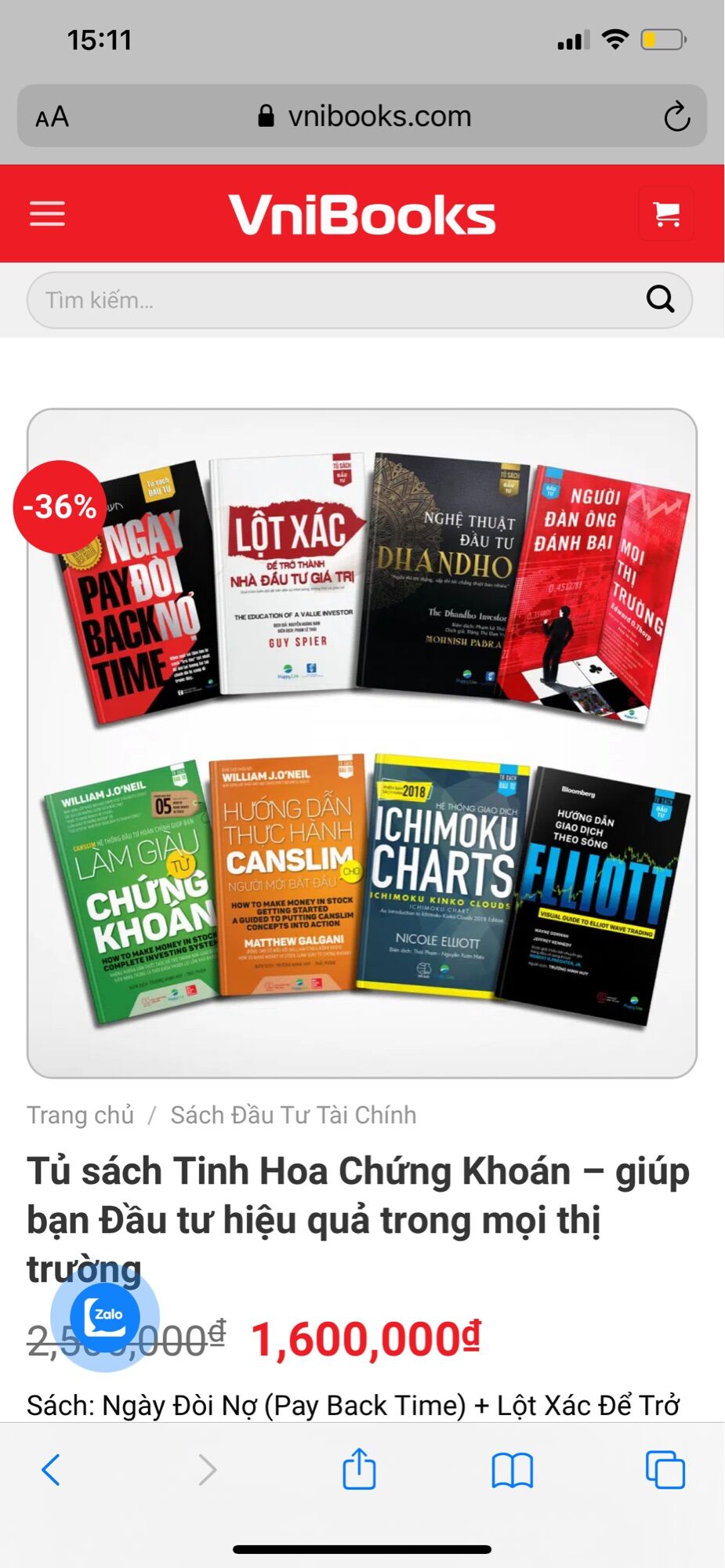 combo chứng khoán tinh hoa