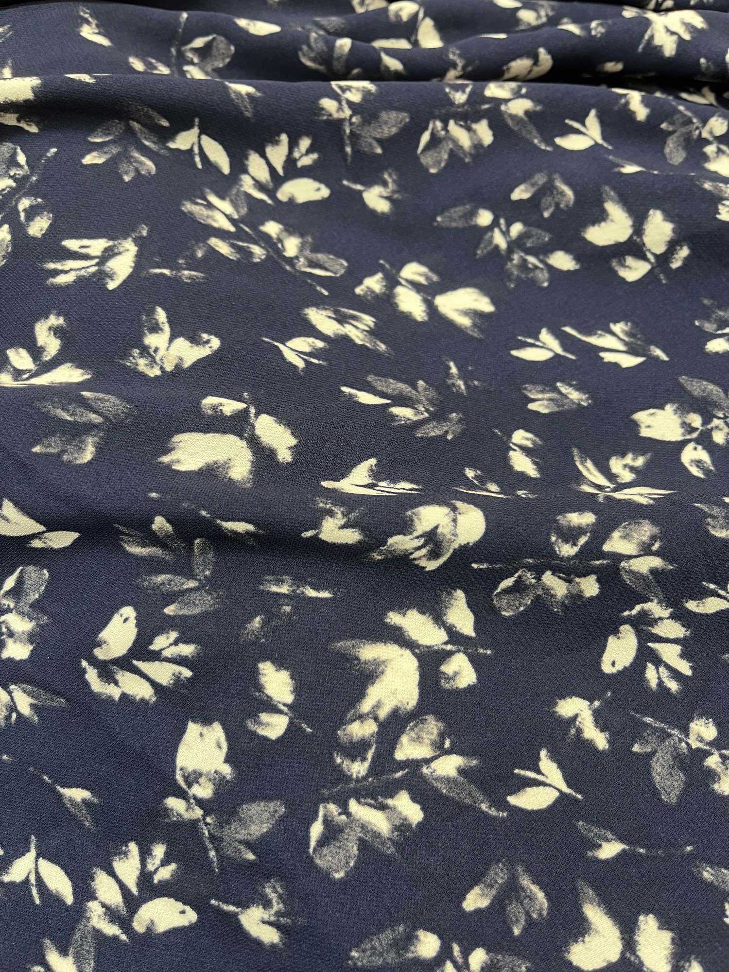 Korean Silk Fabric with Small Floral Patterns. Thick, Smooth and Beautiful Silk. Fabric Width 1.5m