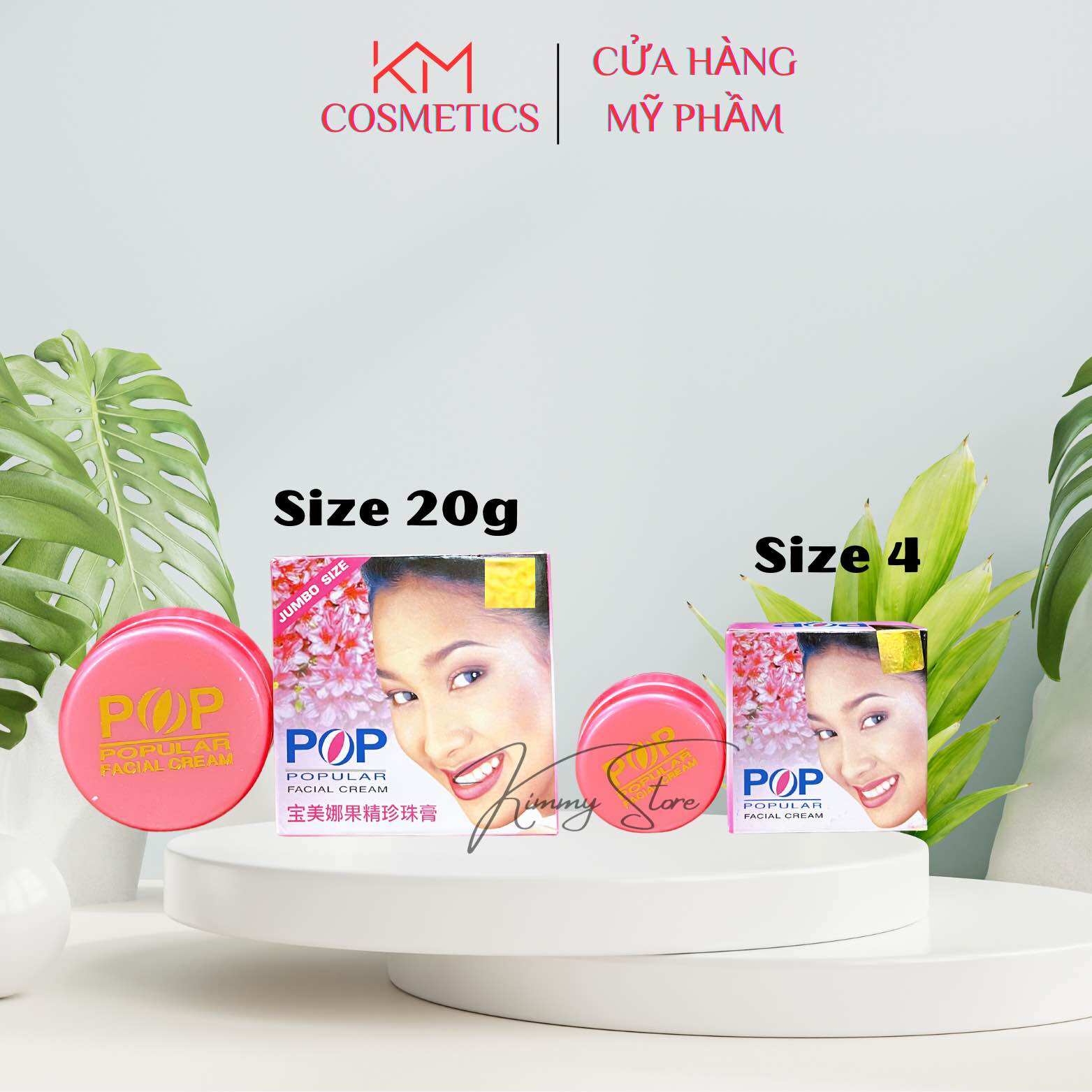 [HCM]Lẻ hộp 4g kem trắng da Pop Thái