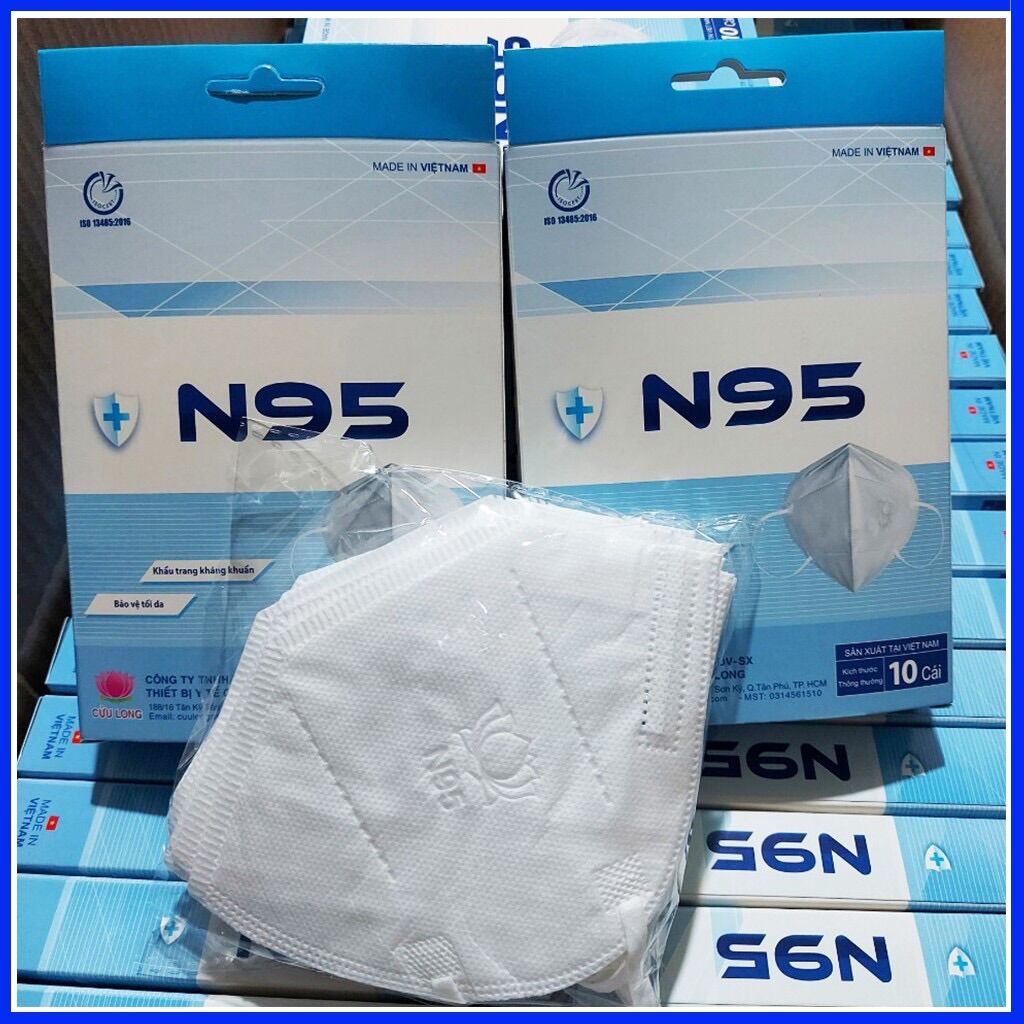1 hộp Khẩu trang N95 (6 lớp) Cửu Long (10cái/1 hộp)