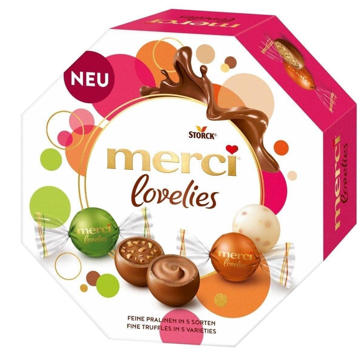 Socola Merci lovelies 140k/hộp 185g