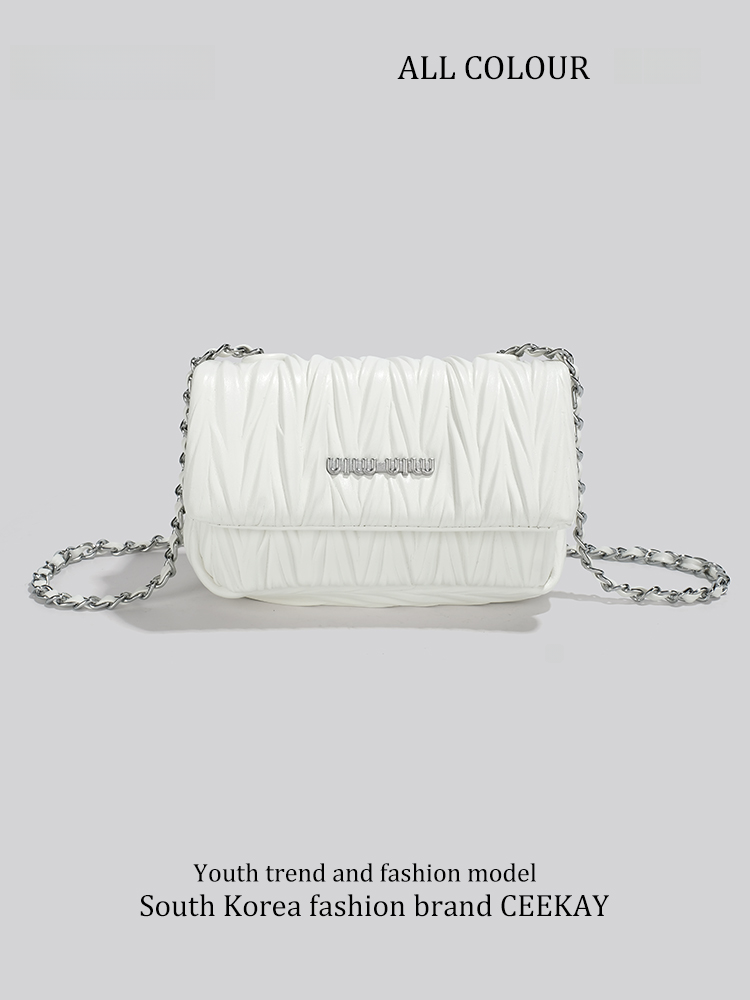 Túi Đeo Chéo Dây Xích Thanh Lịch CEEKAY Túi Vuông Nhỏ Thời Trang Mùa Hè 2025 Túi Đeo Chéo Nữ Cao Cấp Túi Xách Đeo Vai Đơn