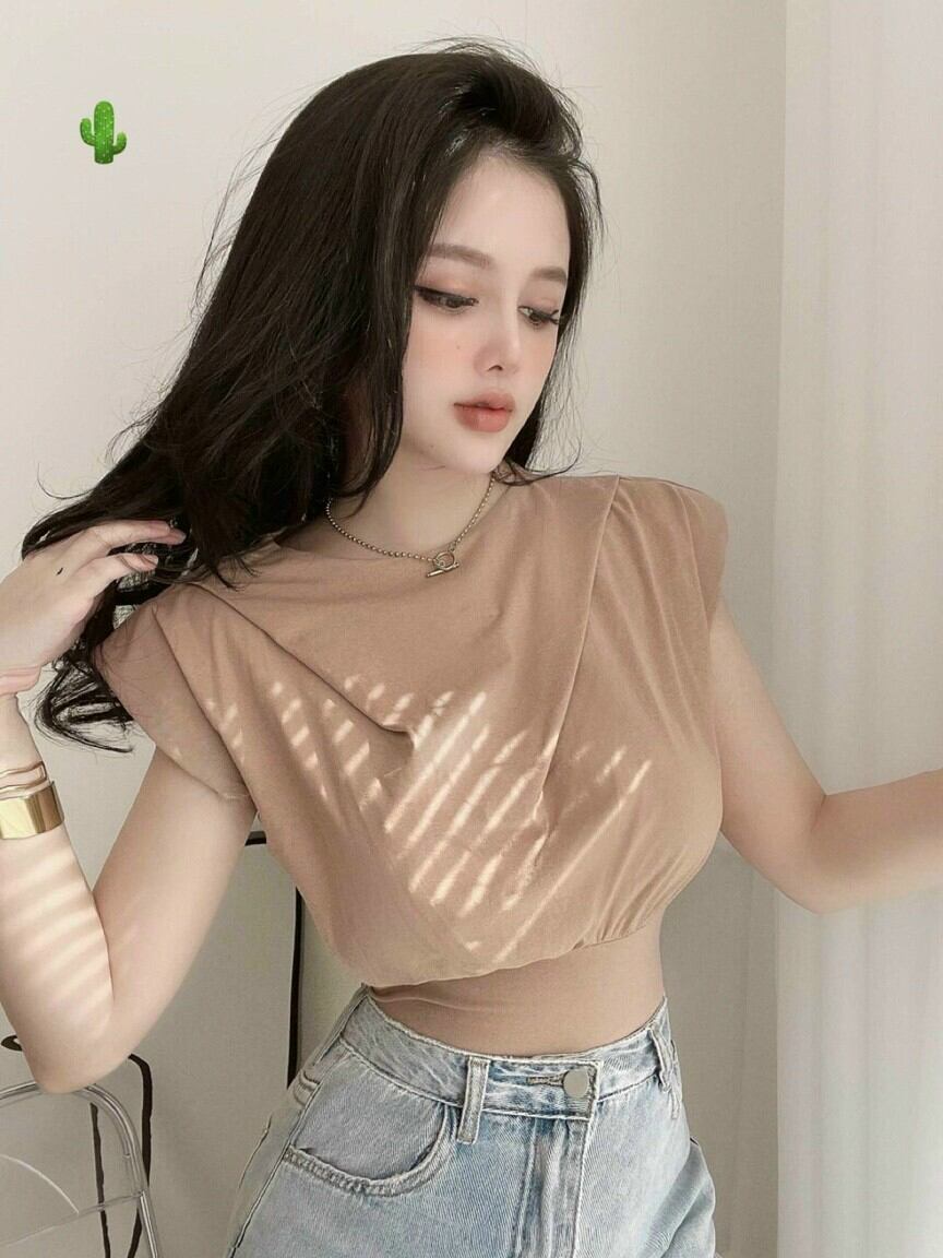 Áo thun ôm eo tay cánh dơi form 46kg
