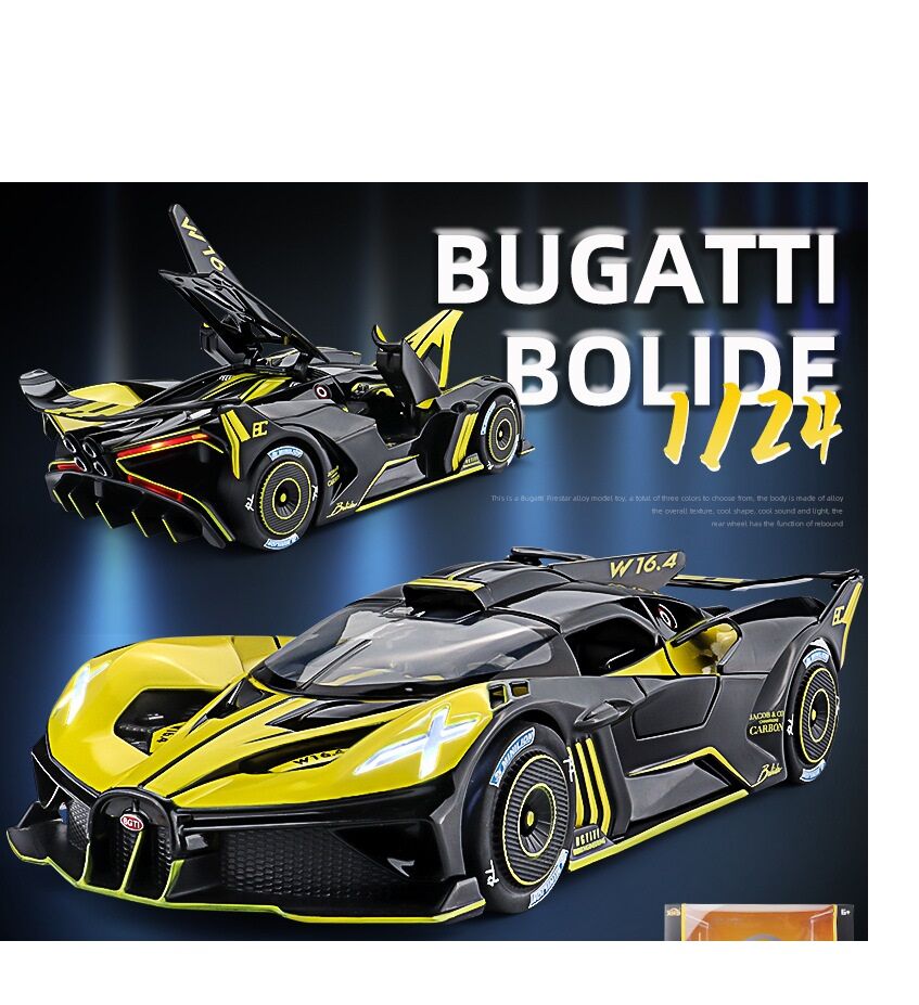 Mô hình xe kim loại tỷ lệ 1:24 Bugatti Bolids
