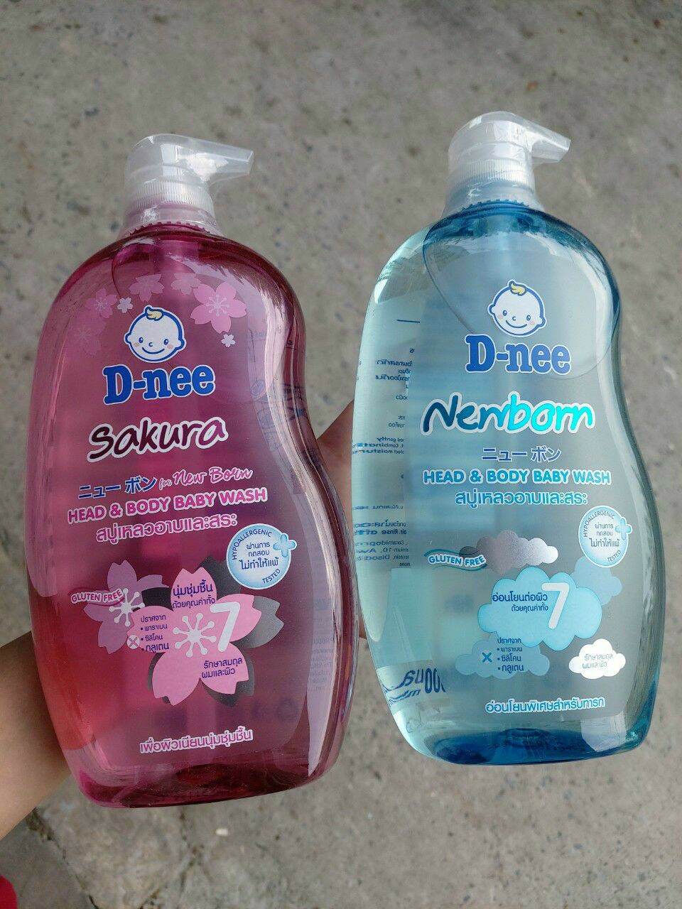 TẮM GỘI EM BÉ DNEE 800ML - HÀNG THÁI LAN