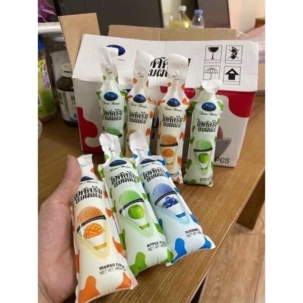Combo 10 túi thạch sữa chua đủ vị 100gr