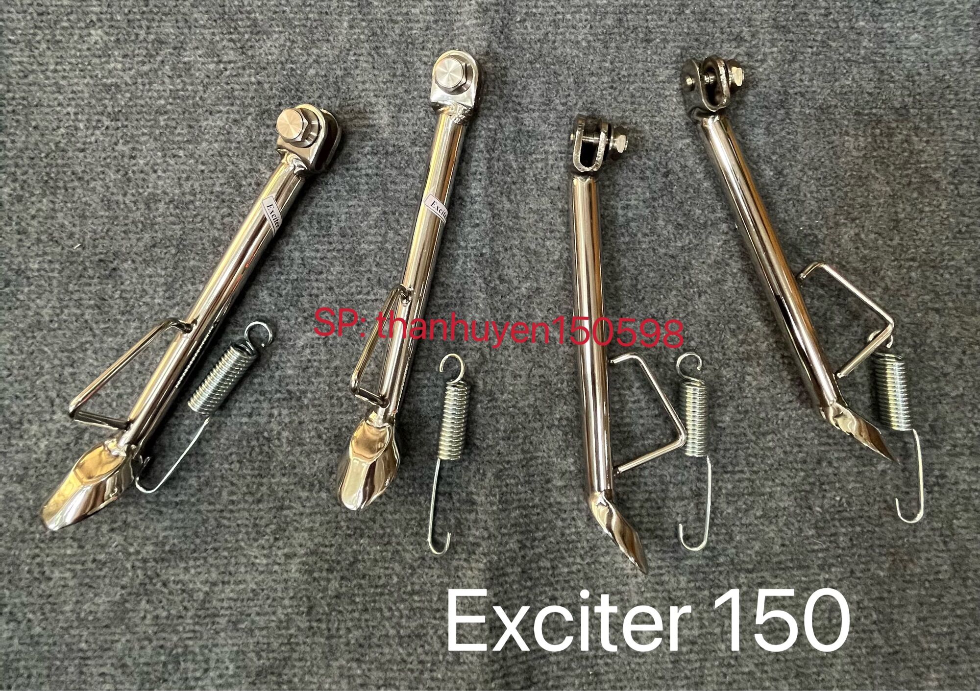 Chống nghiêng inox 304 xe exciter 150