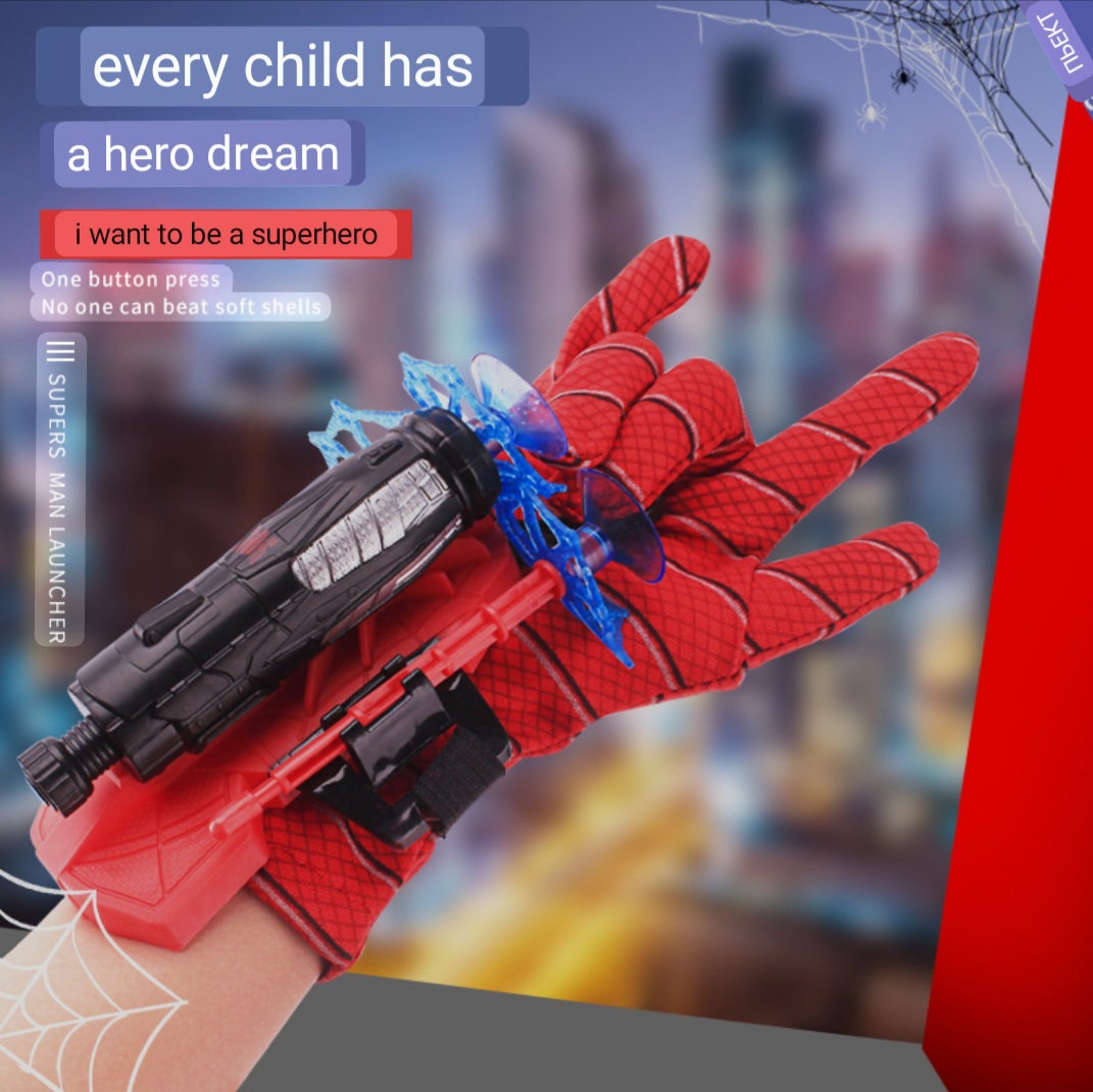 Đồ chơi găng tay người nhện bắn tơ độc đáo đồ chơi siêu nhân nhện spider man