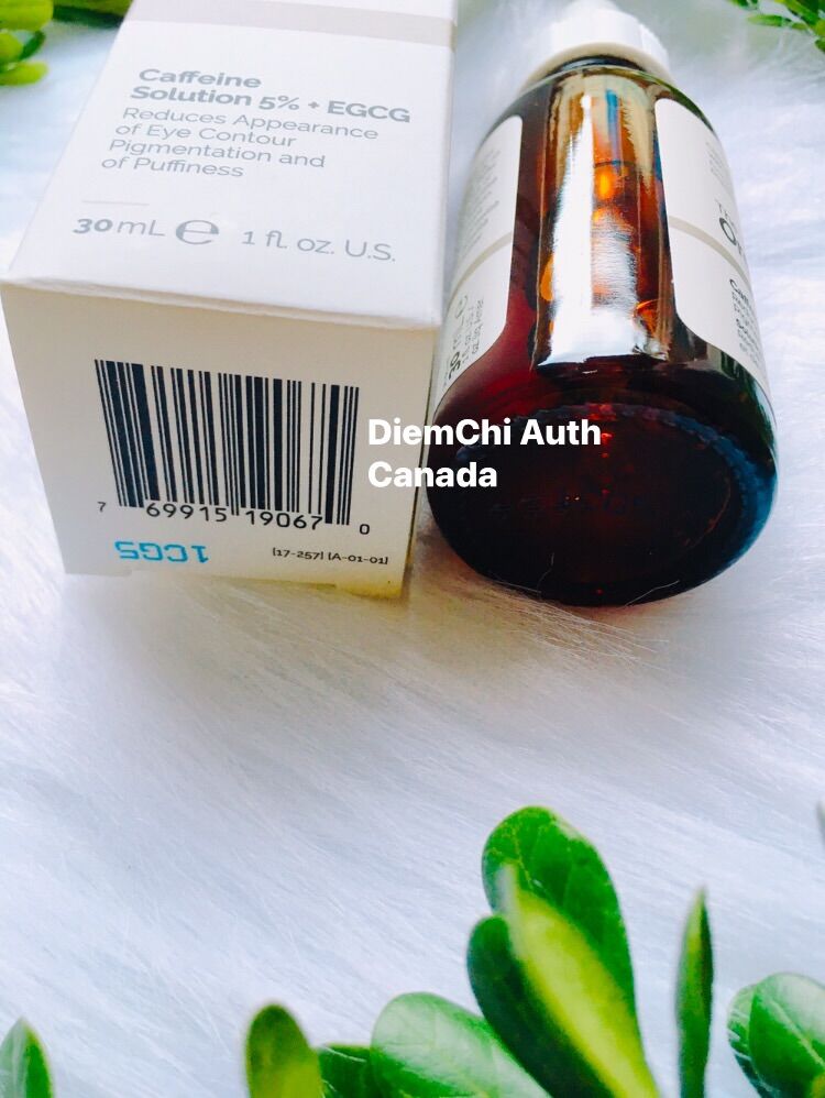 [Bill Canada] Tinh chất mờ thâm, giảm bọng mắt The Ordinary Caffeine Solution 5% + EGCG 30ml