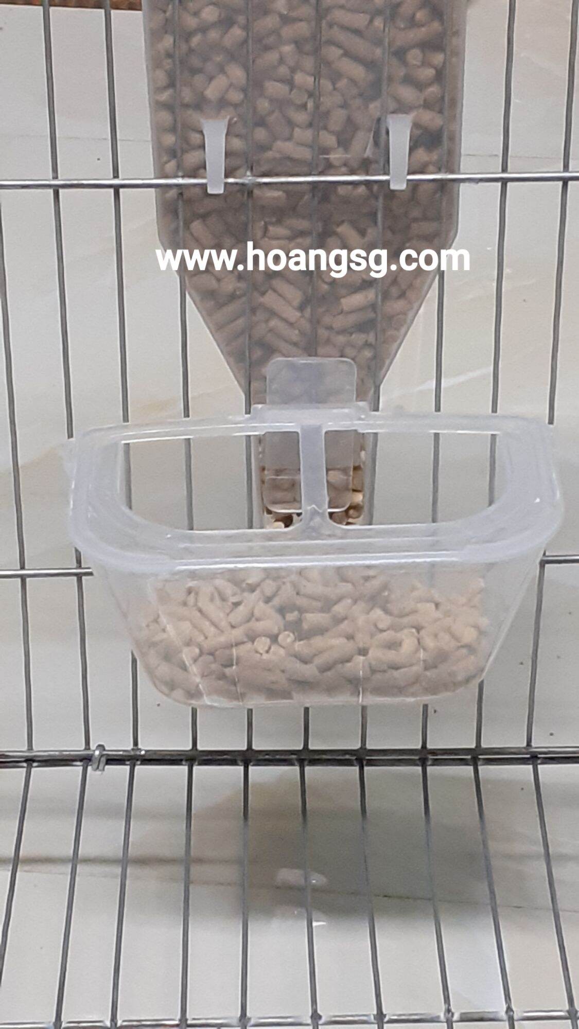 máng ăn đôi tự động cho gà.bồ câu.yến phụng.chim
