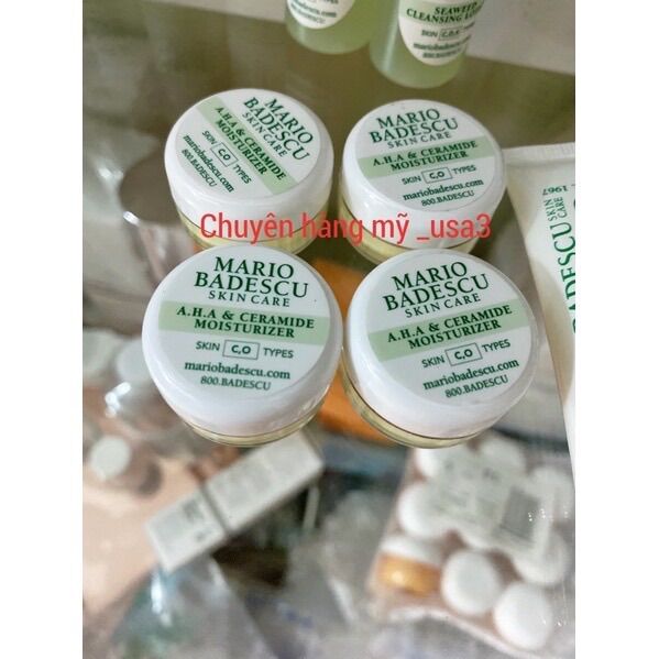 Kem dưỡng ẩm mario badescu a.h.a. & ceramide moisturizer