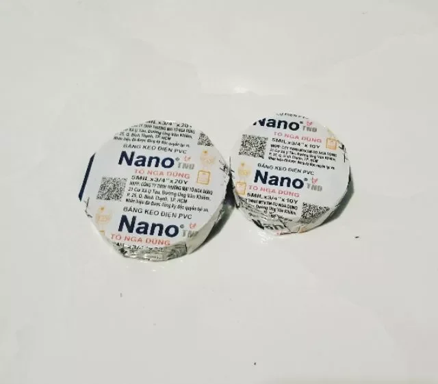 [HCM]Băng keo cách điện màu đen NANO