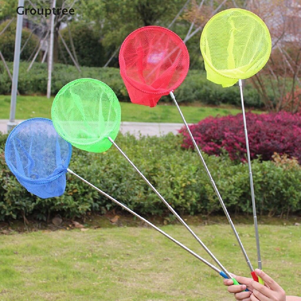 Vợt lưới bắt cá / côn trùng có thể kéo dài cho trẻ em