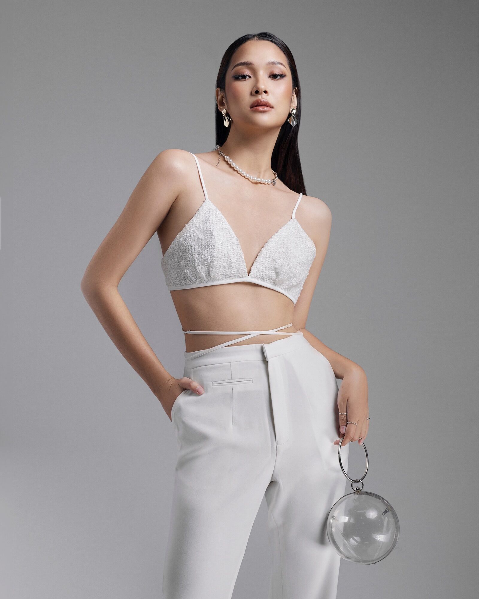 SEASON STUDIOS/ Quần ống loe lưng cao
