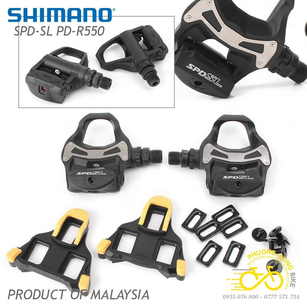 Pedan (bàn đạp) can xe đạp SHIMANO PD R550