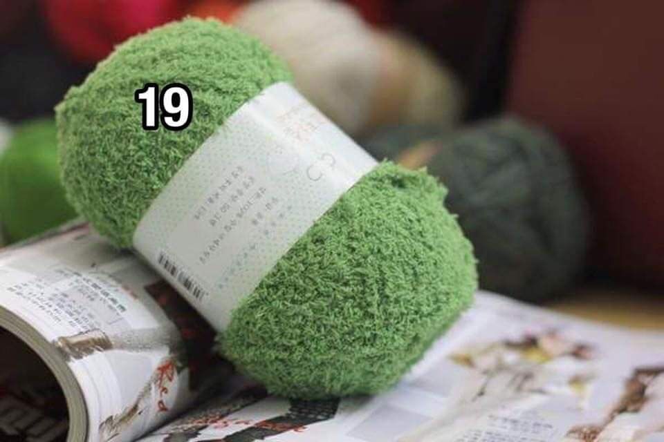Len bông xù 100g HQ.
