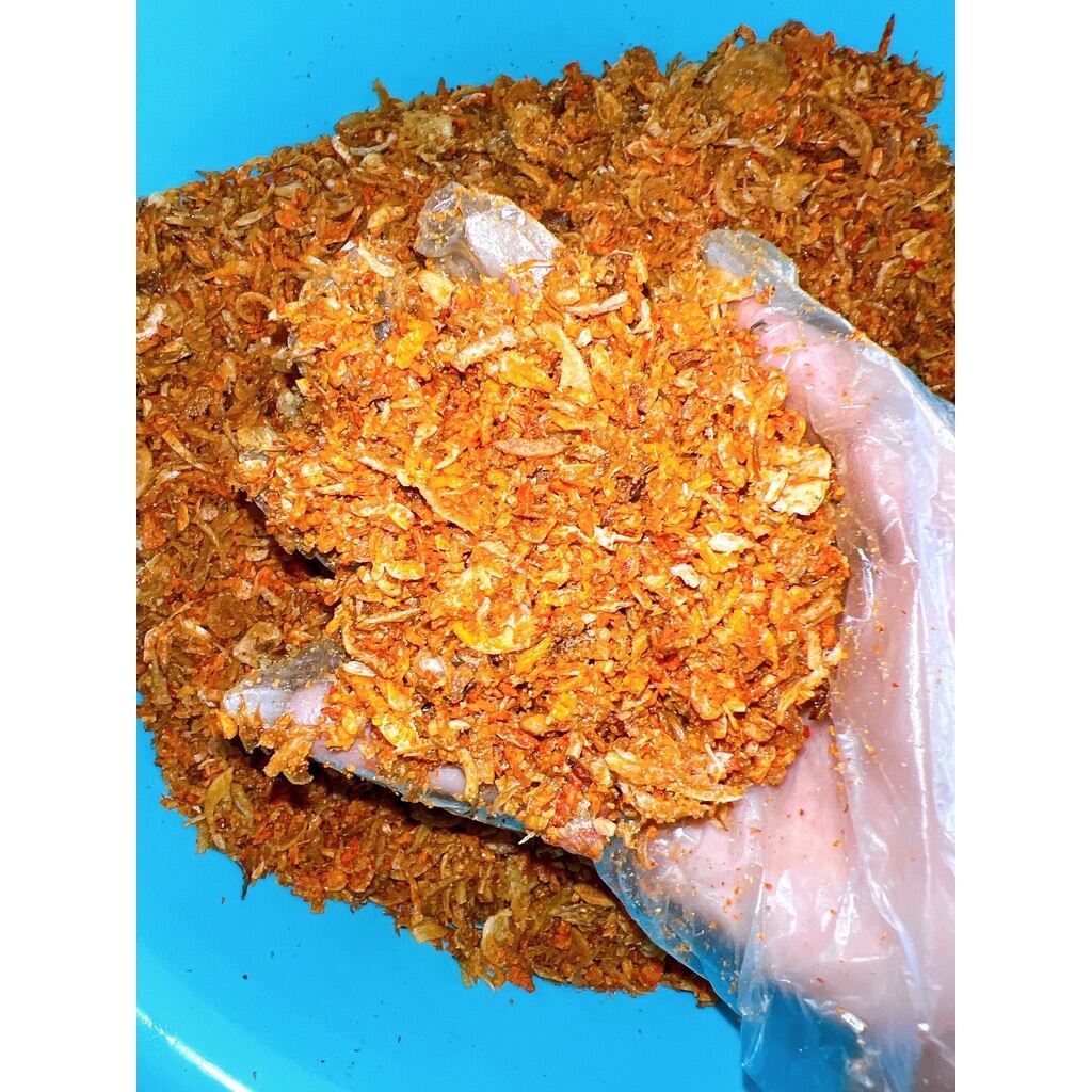Combo 500gr bánh tráng phơi sương dẻo + muối ruốc hành phi