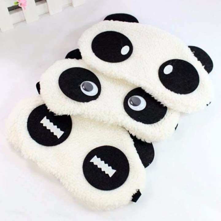 Tấm bịt mắt, che mắt ngủ hình gấu panda dễ thương