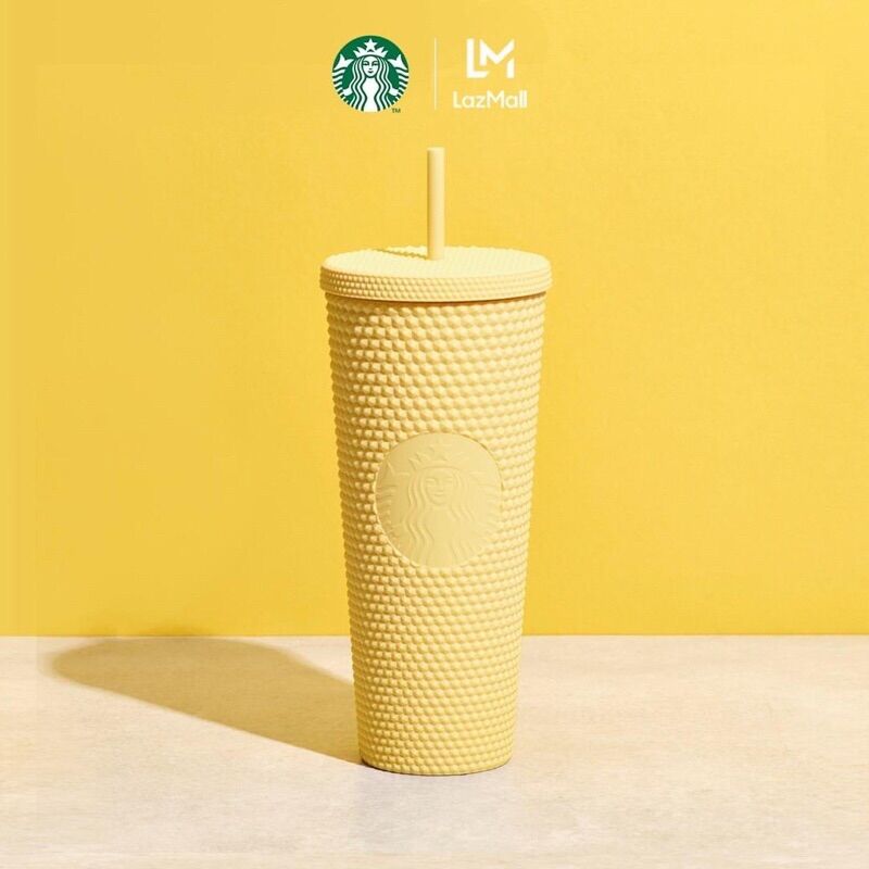 Bình Bling Cold Cup Yellow Butter by Starbucks Chính Hãng 24oz
