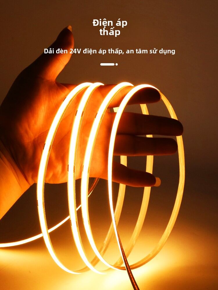 RUILUO | Dải LED Tuyến Tính Dán Tự Dính Siêu Mỏng Nhôm 24V
