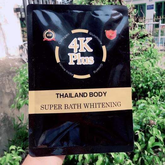 Tắm Trắng Siêu sáng trắng 4K Plus Thái lan