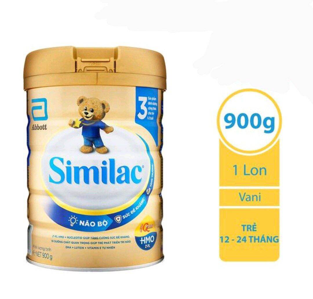 Sữa Bột Similac Eye-Q 3 HMO 900g (Số 3, 1-2 tuổi, 900g)