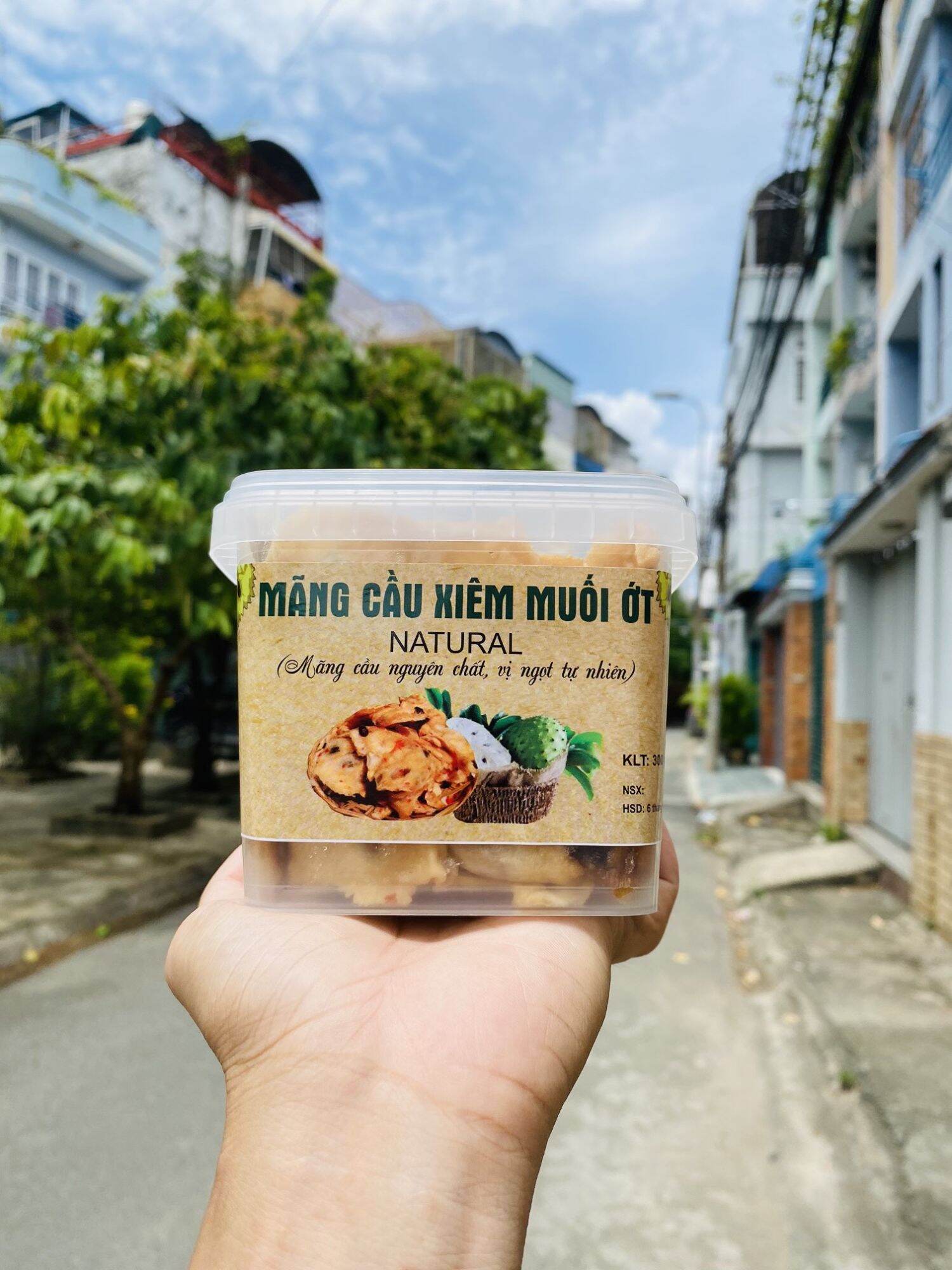 MÃNG CẦU SẤY MUỐI ỚT 300g