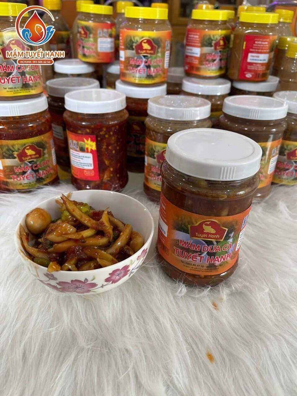 Mắm dưa cà Tuyết Hạnh đặc sản TP Đà Nẵng 500gr giá khuyến mãi