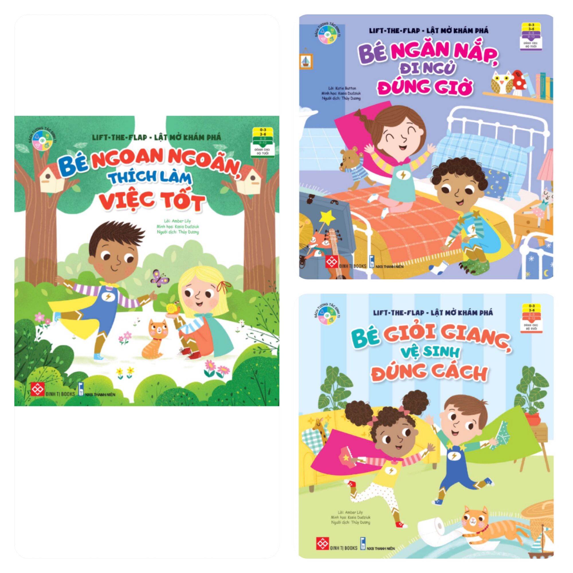 Sách - combo 3 cuốn : lift the flap - lật mở khám phá
