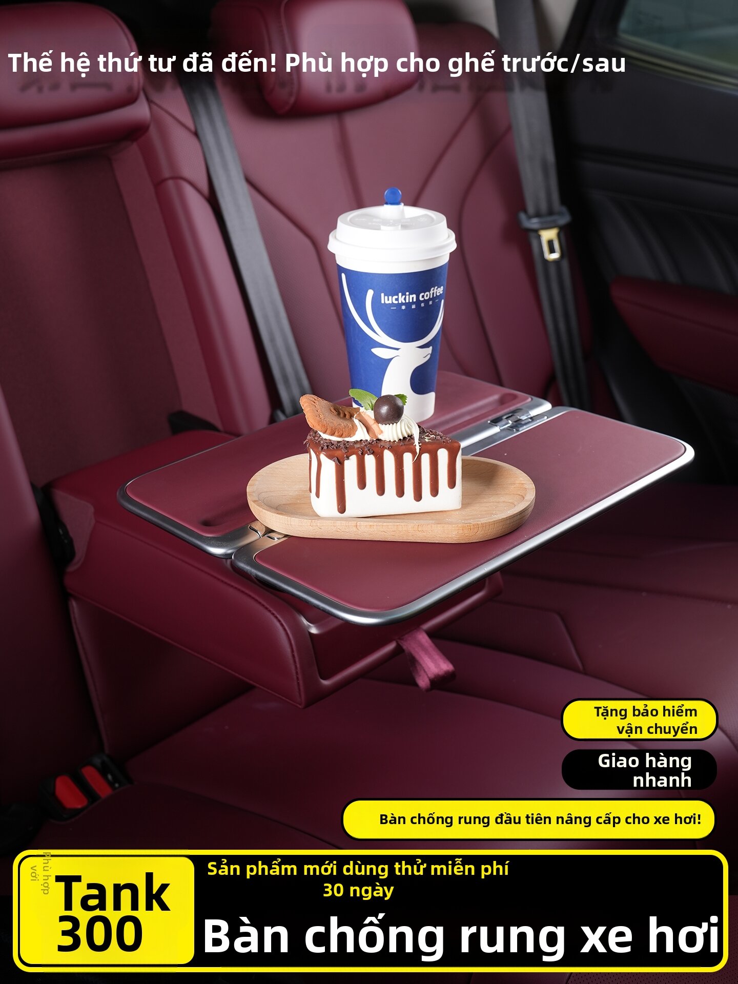 wasshope | Adjustable Car Multifunctional Table Notebook Stand Giá 1,776,000 Đồng*Miễn phí vận chuyển