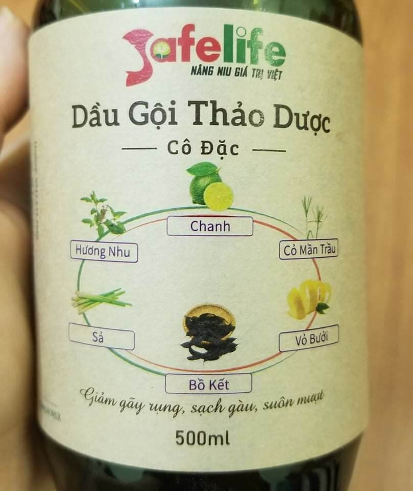 Dầu Gội Thảo Dược Safelife 500ml