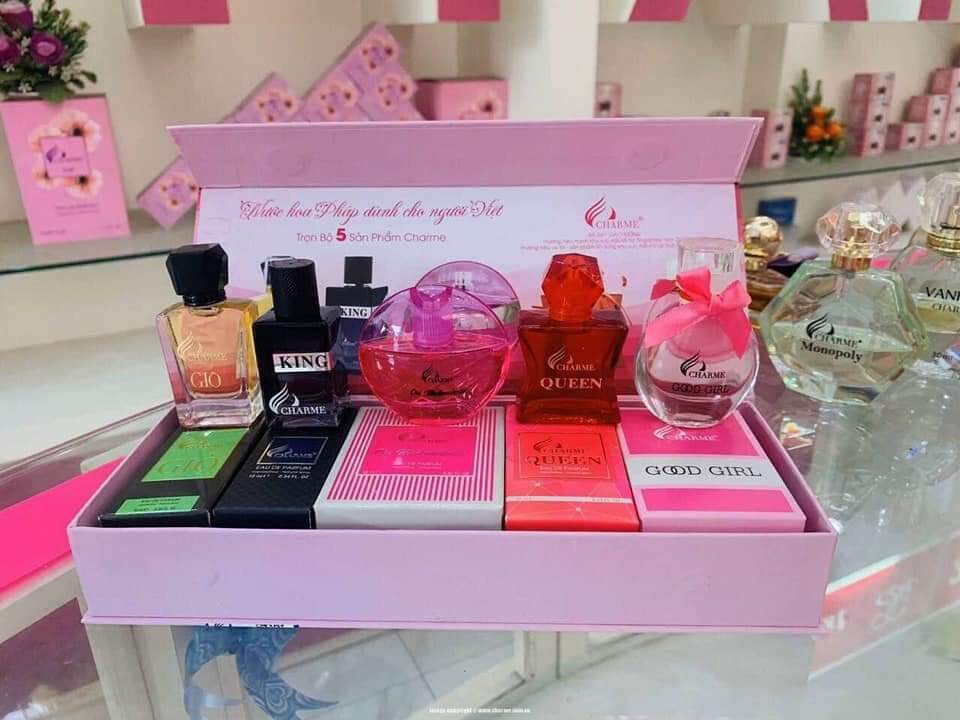 Chính hãng sét nước hoa 5 chai mini nam - nữ