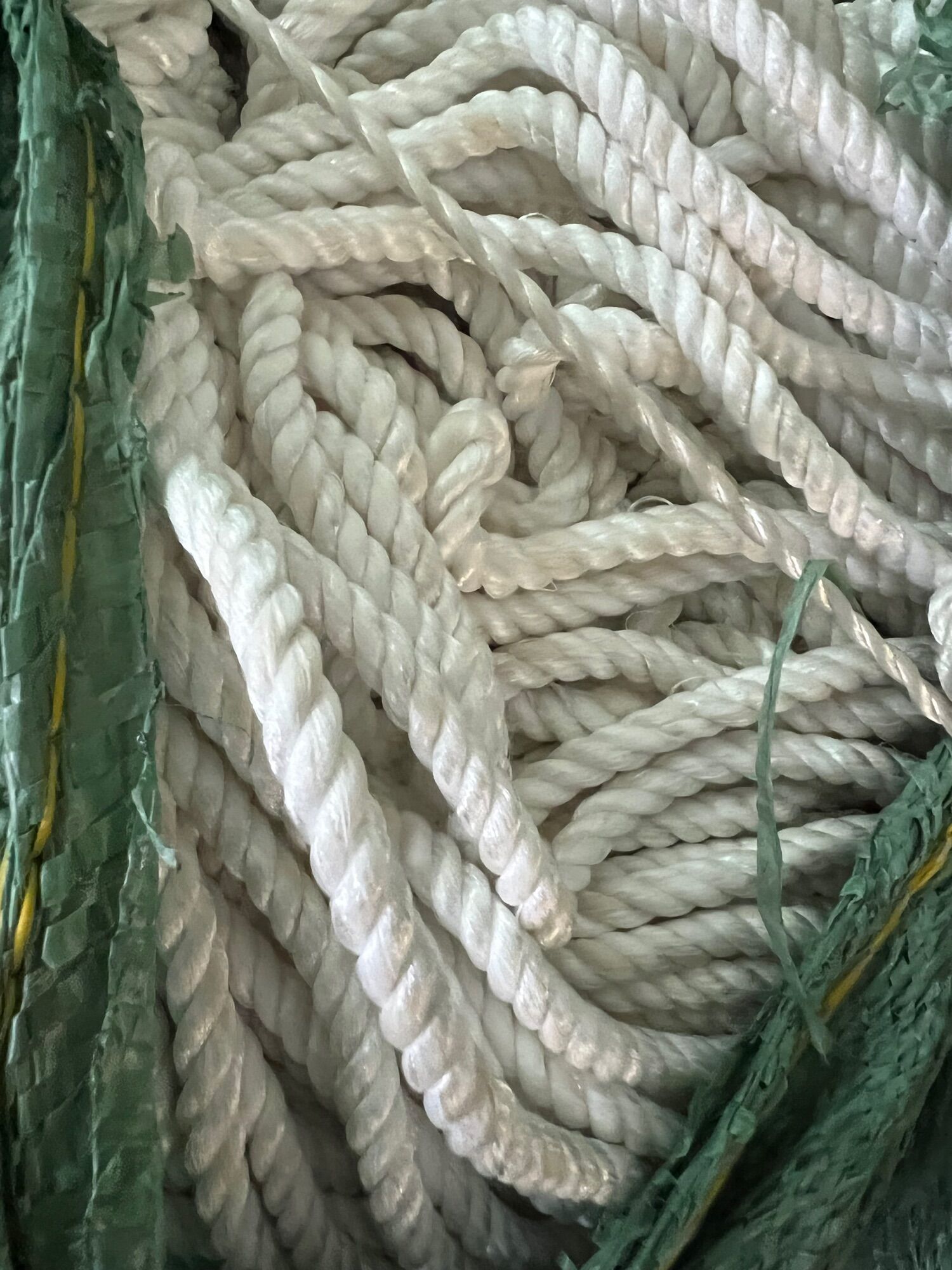 10 mét dây cotton 5mm màu trắng, dây trang trí