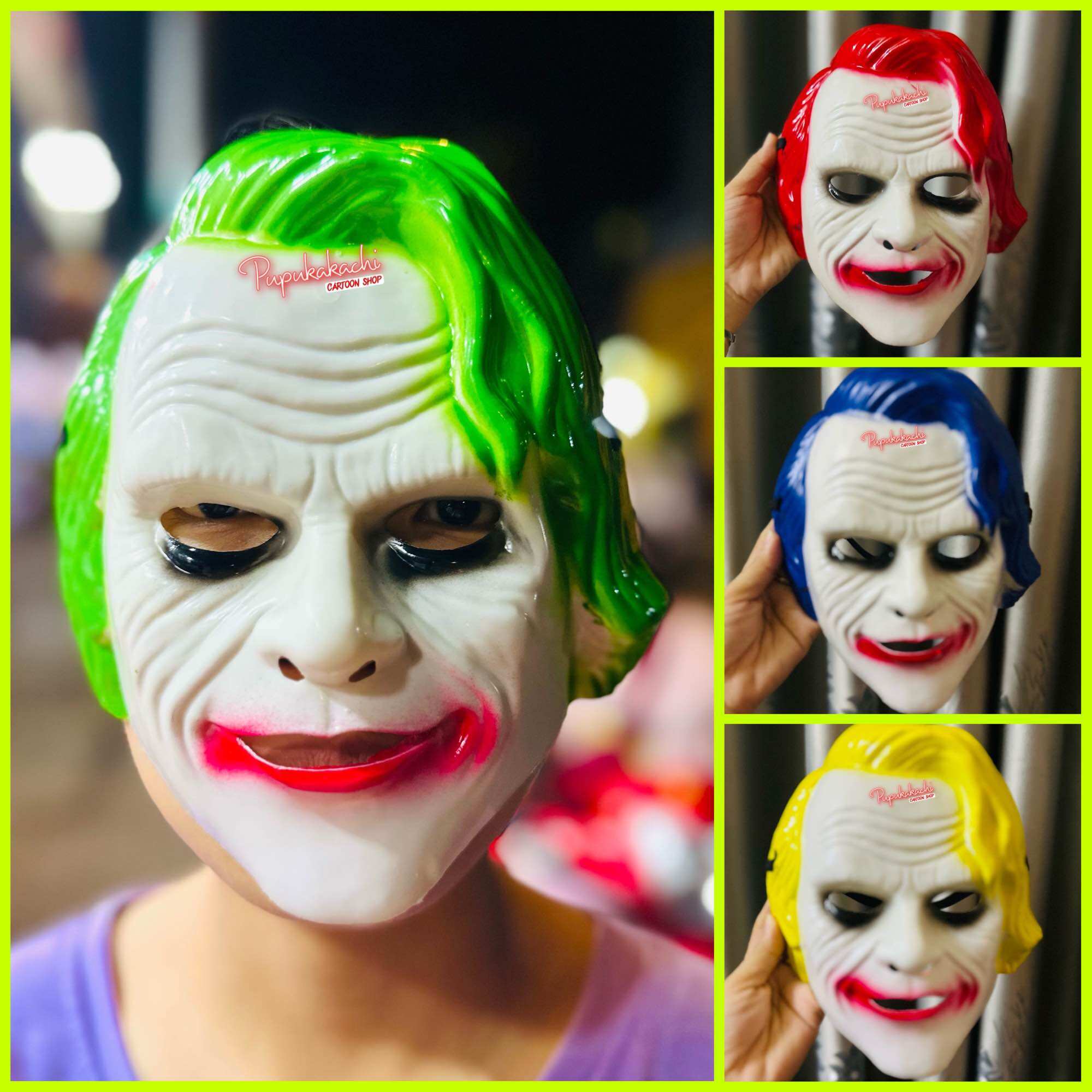 Mặt Nạ Gã Hề Joker/Chú Hề Ma Quái IT Đồ Chơi Hoá Trang Halloween